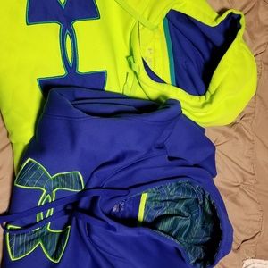 2 Under armour sweat shirts large and xlarge